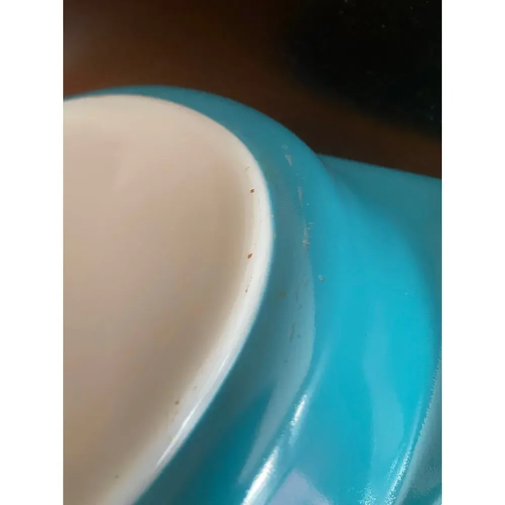 Vintage PYREX Blue 1.5qt Casserole Dish w/Divider